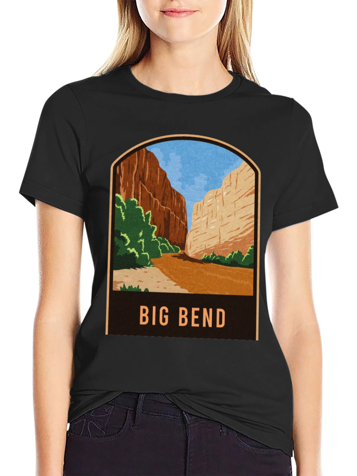 Big Bend National Park Graphic Tee - Black