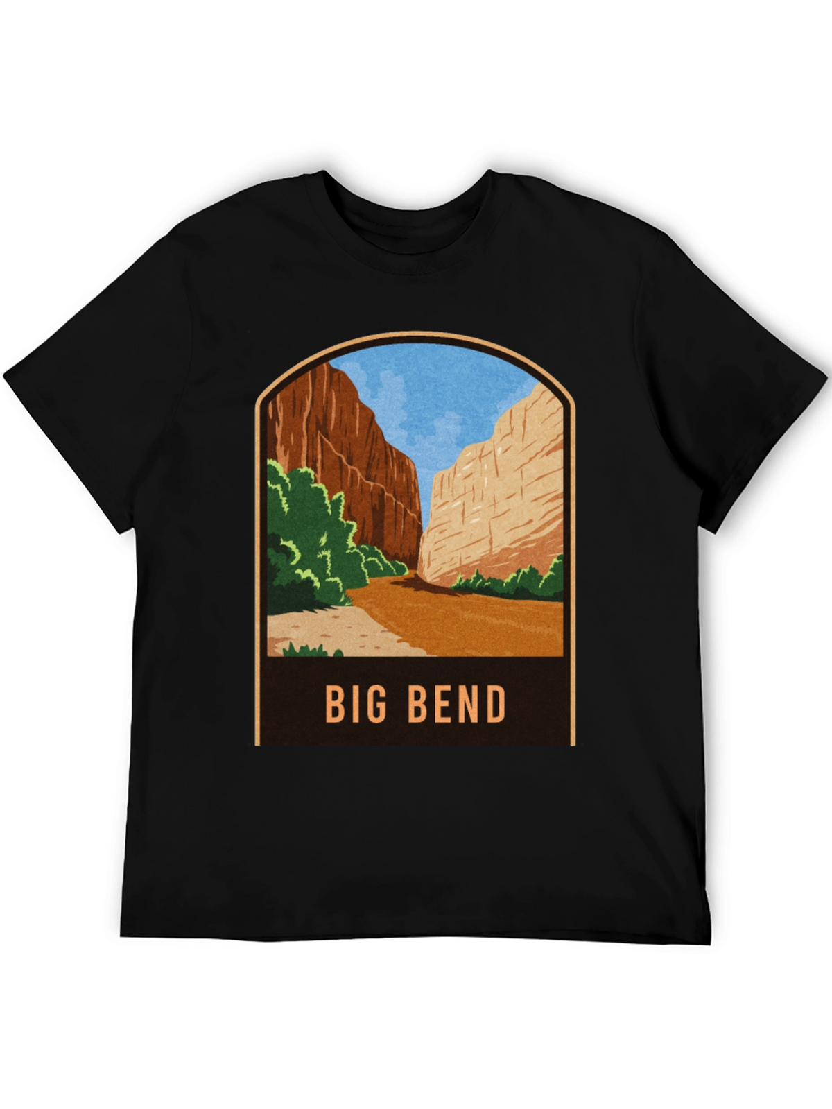 Big Bend National Park Graphic Tee - Black