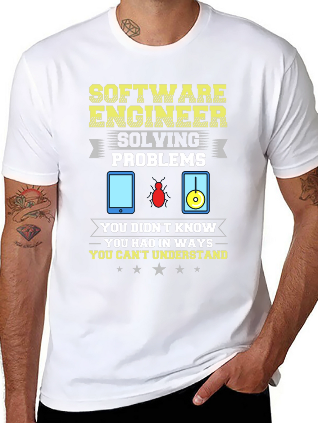 Software Engineer Humor Graphic T-Shirt