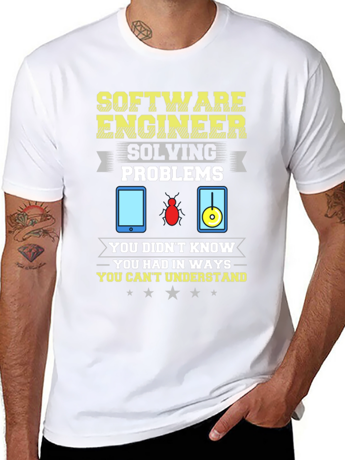 Software Engineer Humor Graphic T-Shirt