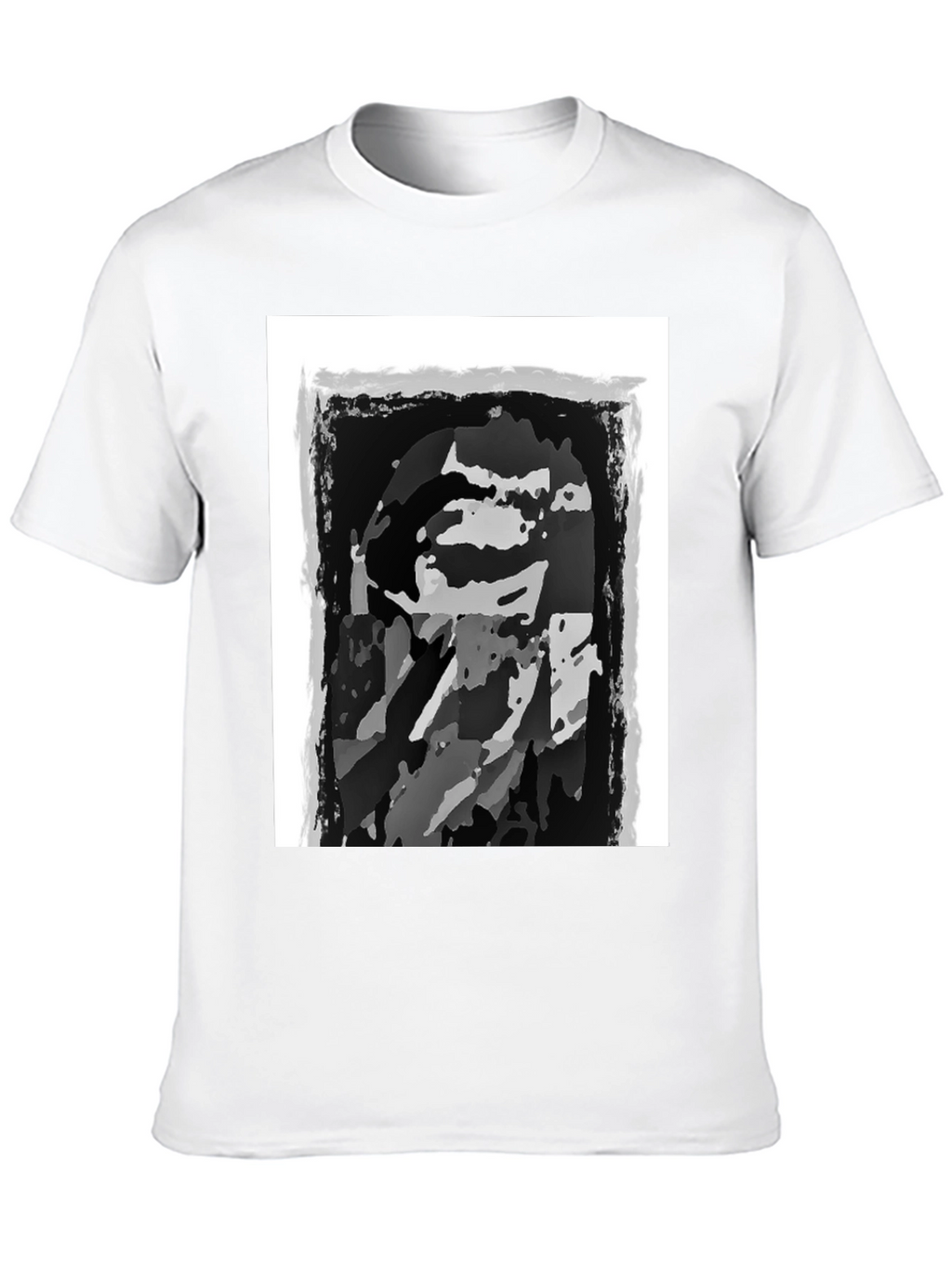 Monochrome Graphic Print Tee