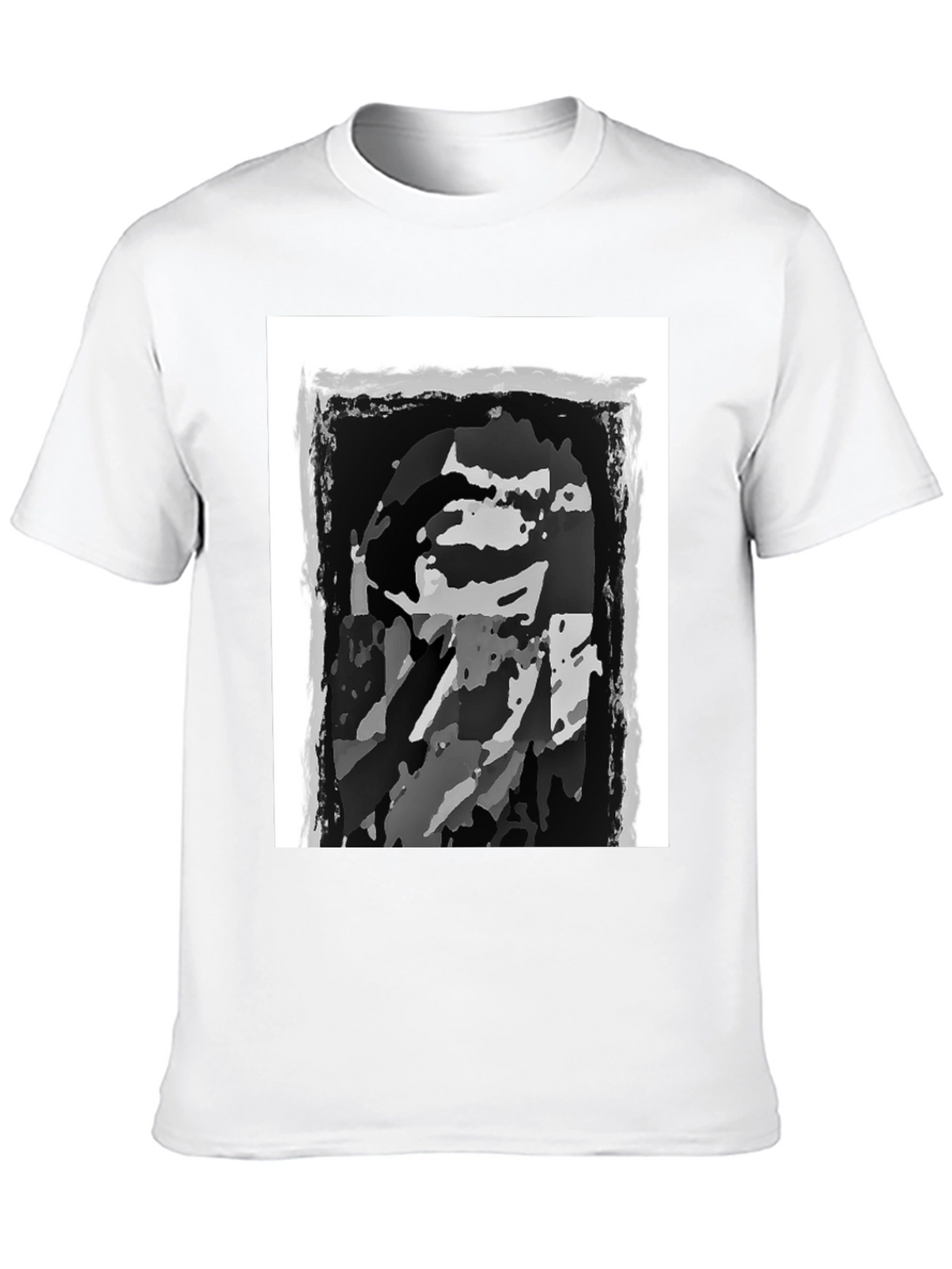 Monochrome Graphic Print Tee
