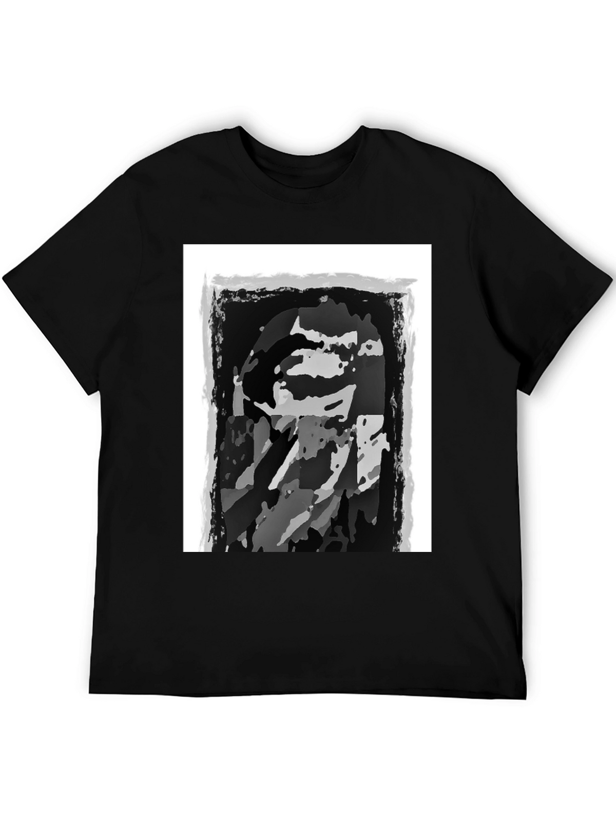 Monochrome Graphic Print Tee