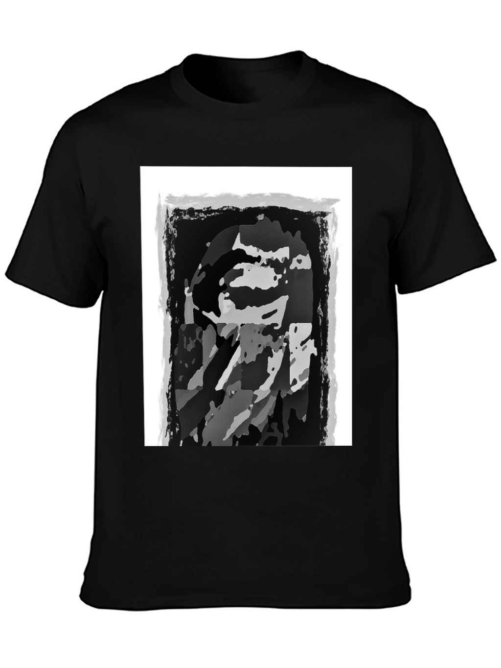 Monochrome Graphic Print Tee