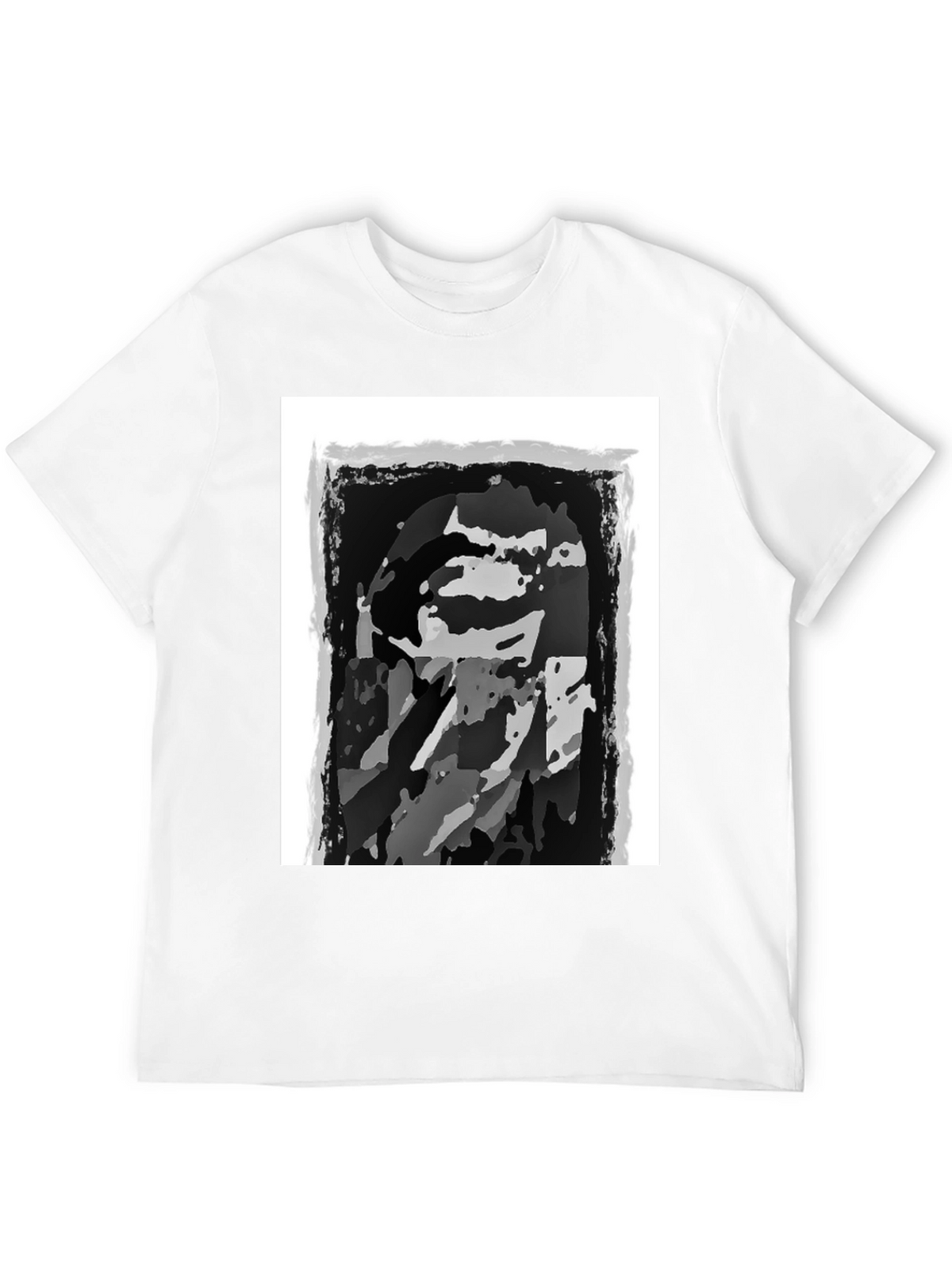 Monochrome Graphic Print Tee
