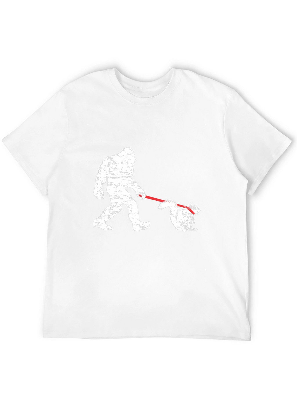 Bigfoot Walking Squirrel T-Shirt - Funny Graphic Tee