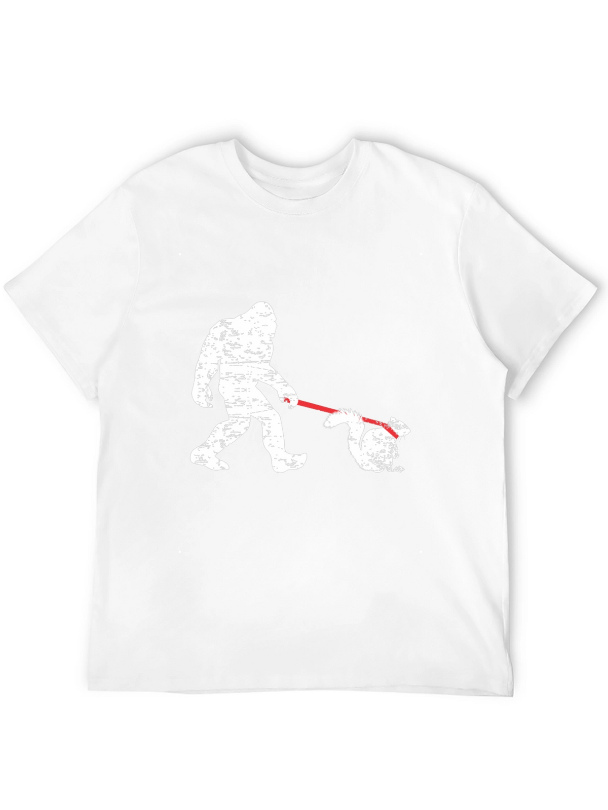 Bigfoot Walking Squirrel T-Shirt - Funny Graphic Tee