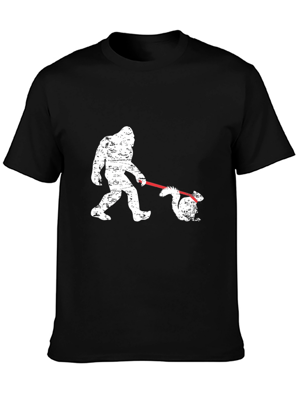 Bigfoot Walking Squirrel T-Shirt - Funny Graphic Tee