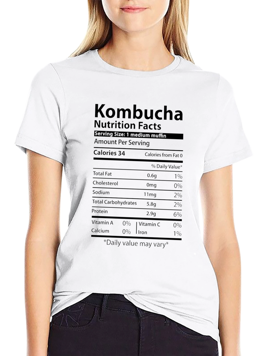 Kombucha Nutrition Facts Novelty T-Shirt