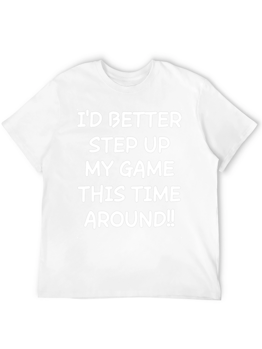 Step Up My Game Black Graphic Tee