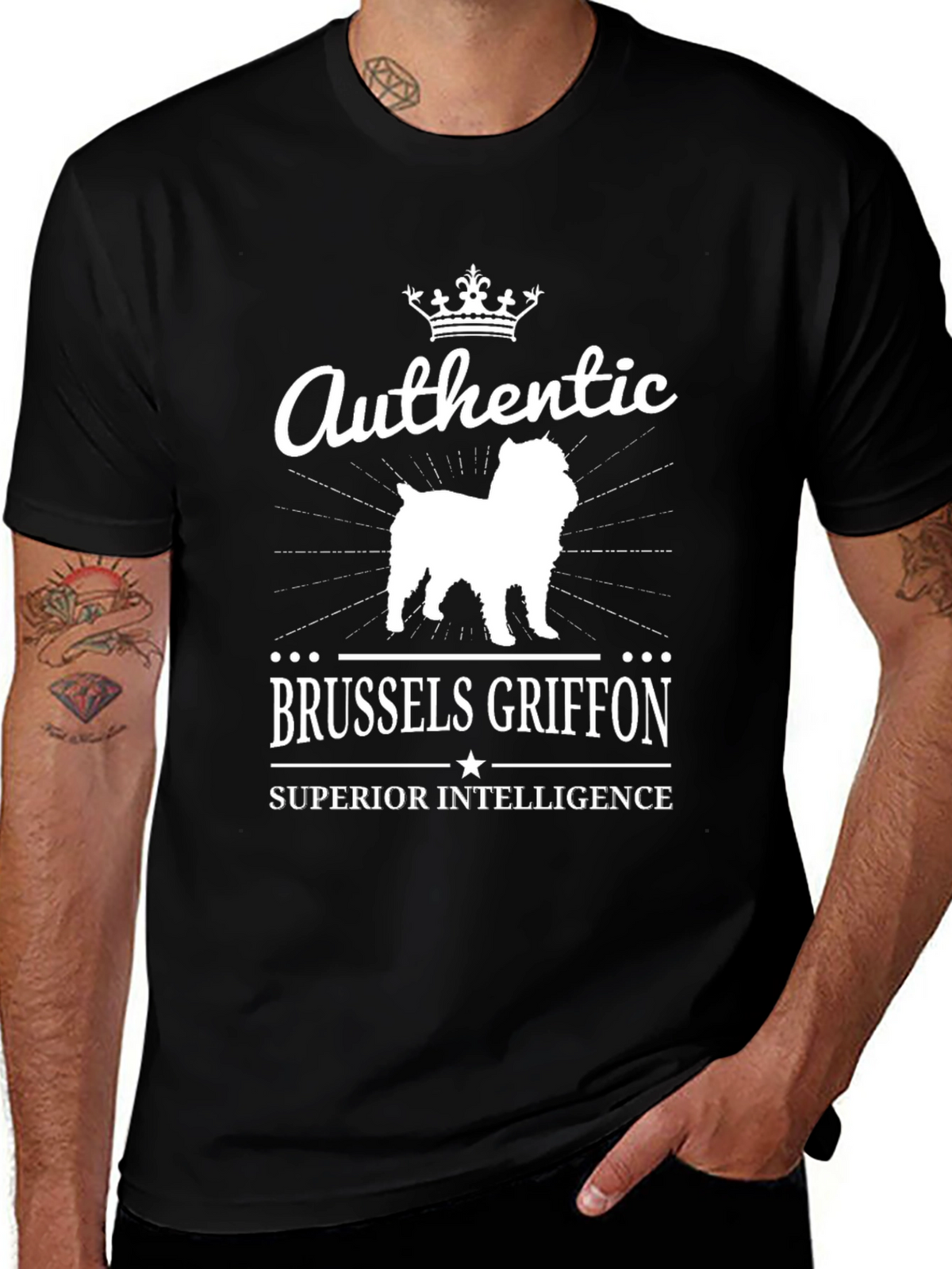 Authentic Brussels Griffon Dog T-Shirt