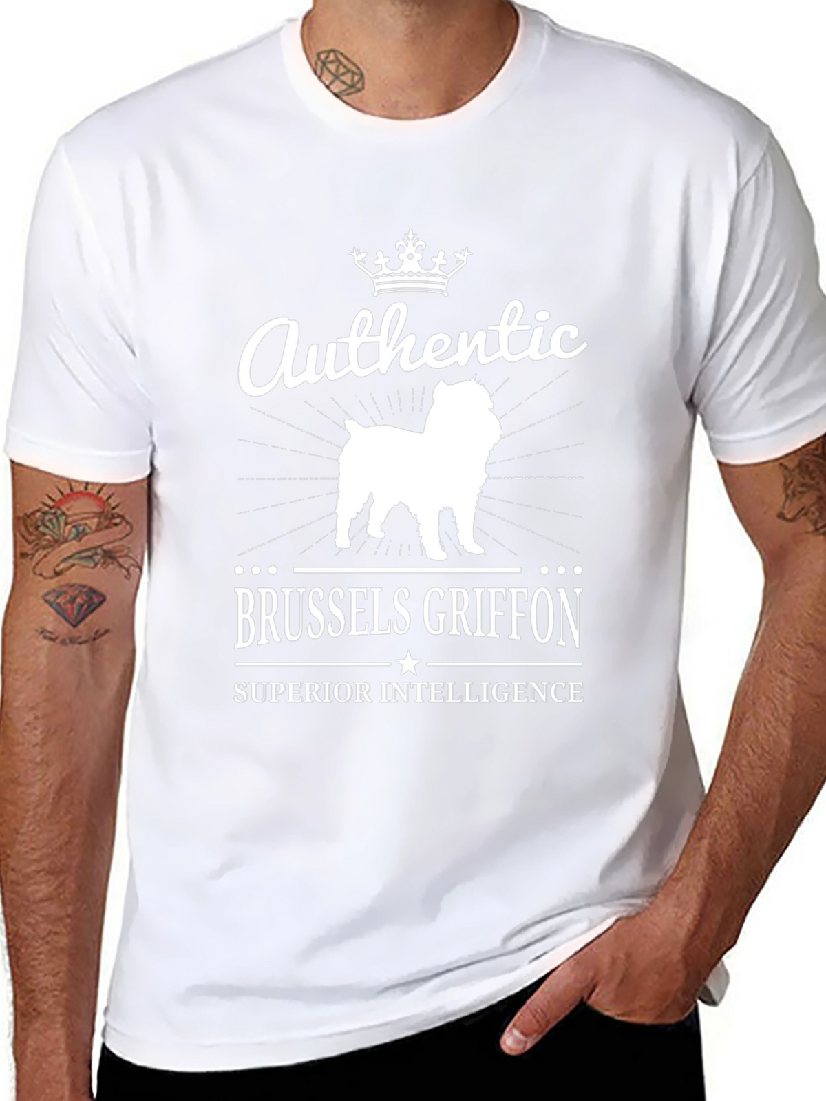 Authentic Brussels Griffon Dog T-Shirt