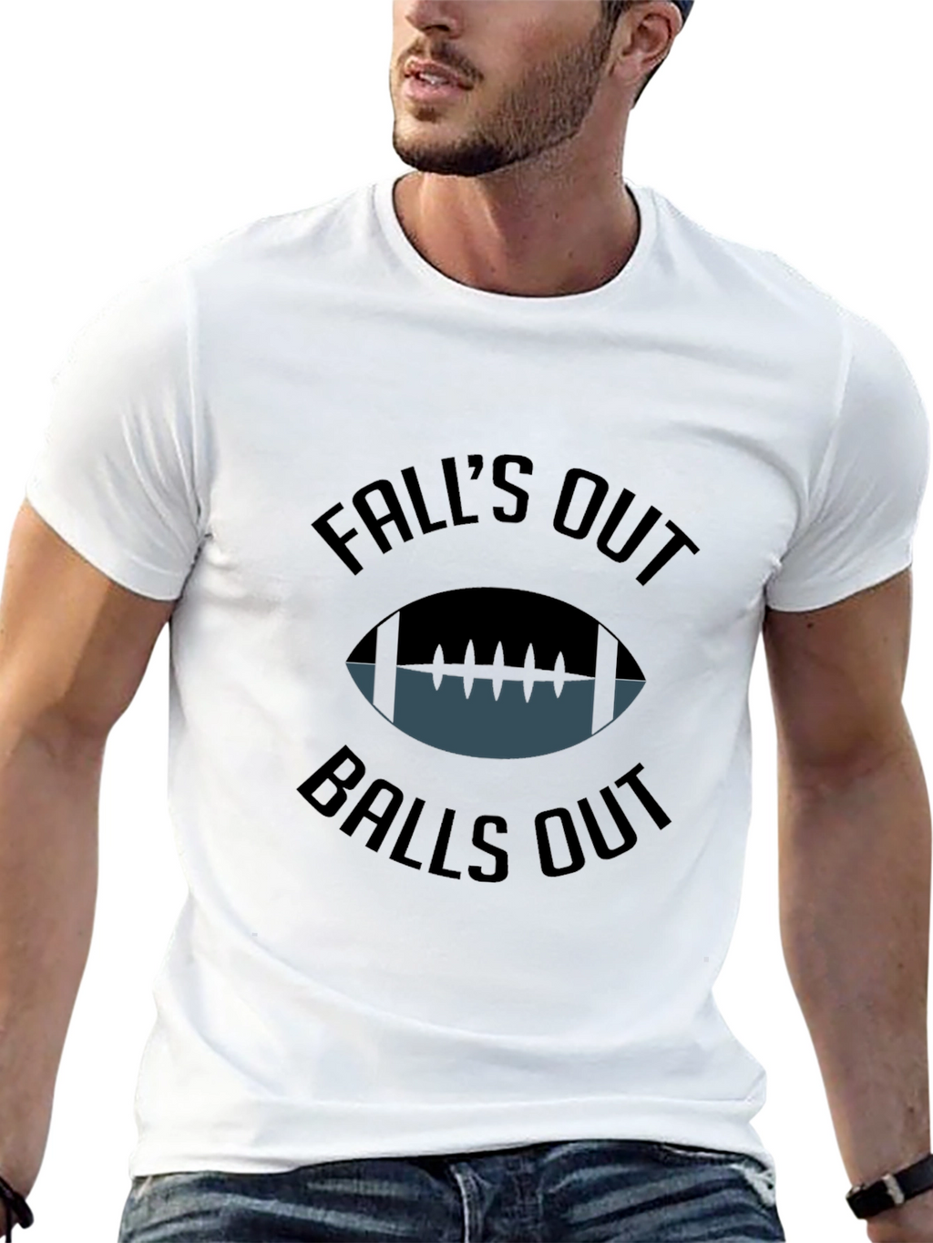 Falls Out Balls Out Graphic T-Shirt