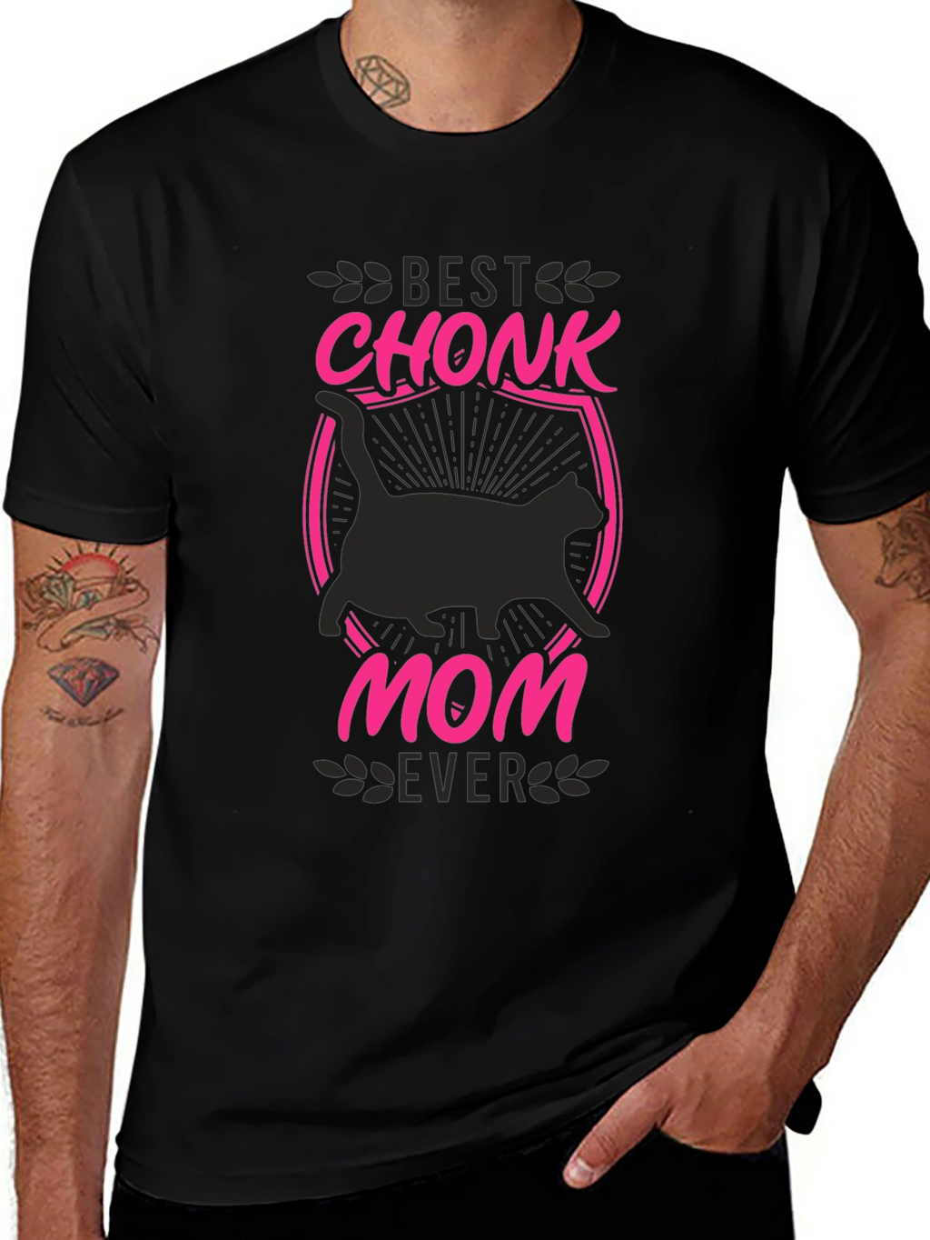 Best Chonk Mom Ever T-Shirt