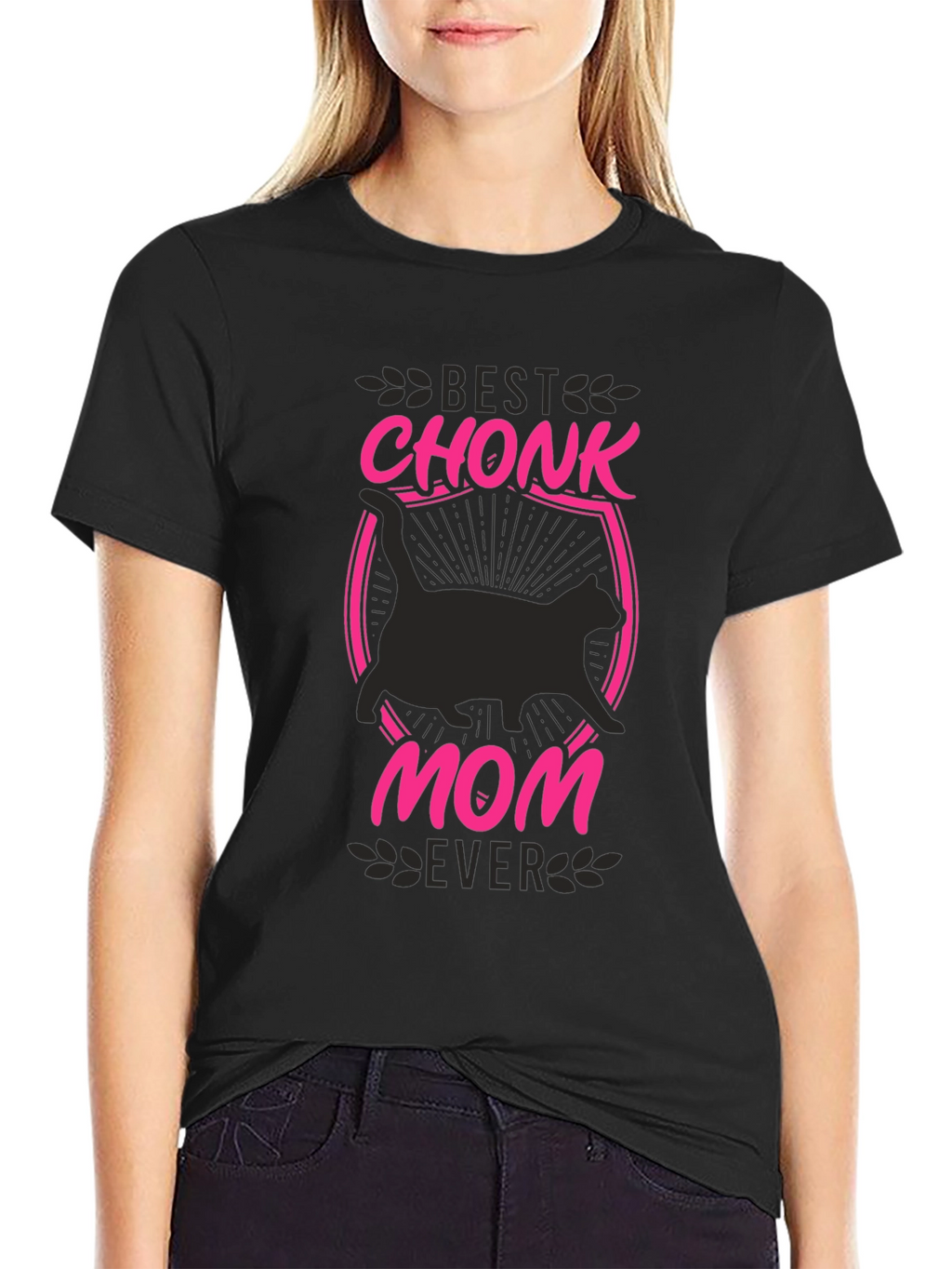 Best Chonk Mom Ever T-Shirt