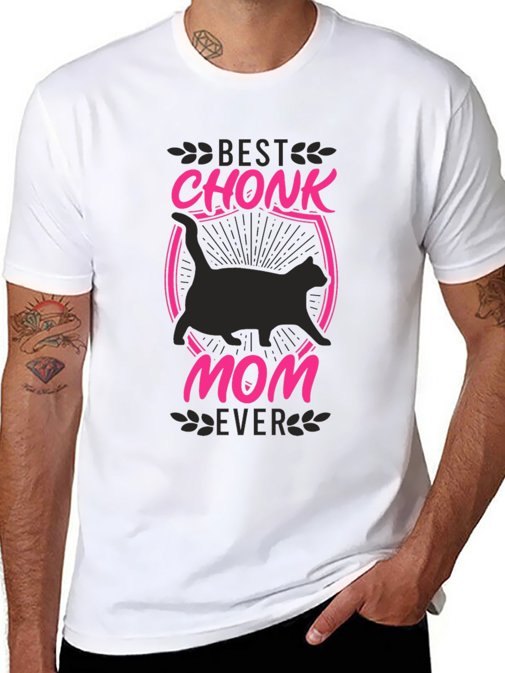 Best Chonk Mom Ever T-Shirt