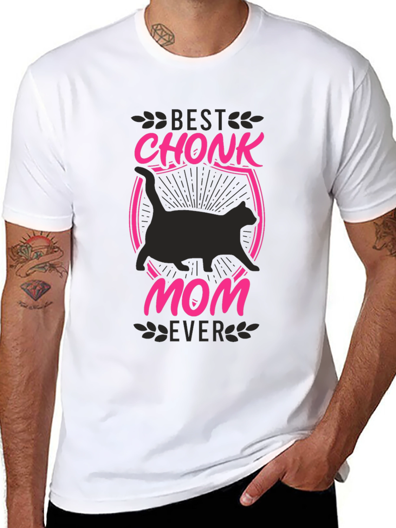 Best Chonk Mom Ever T-Shirt