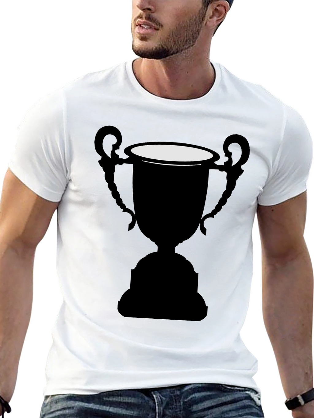 Trophy Graphic Tee - Celebrate Your Victories!