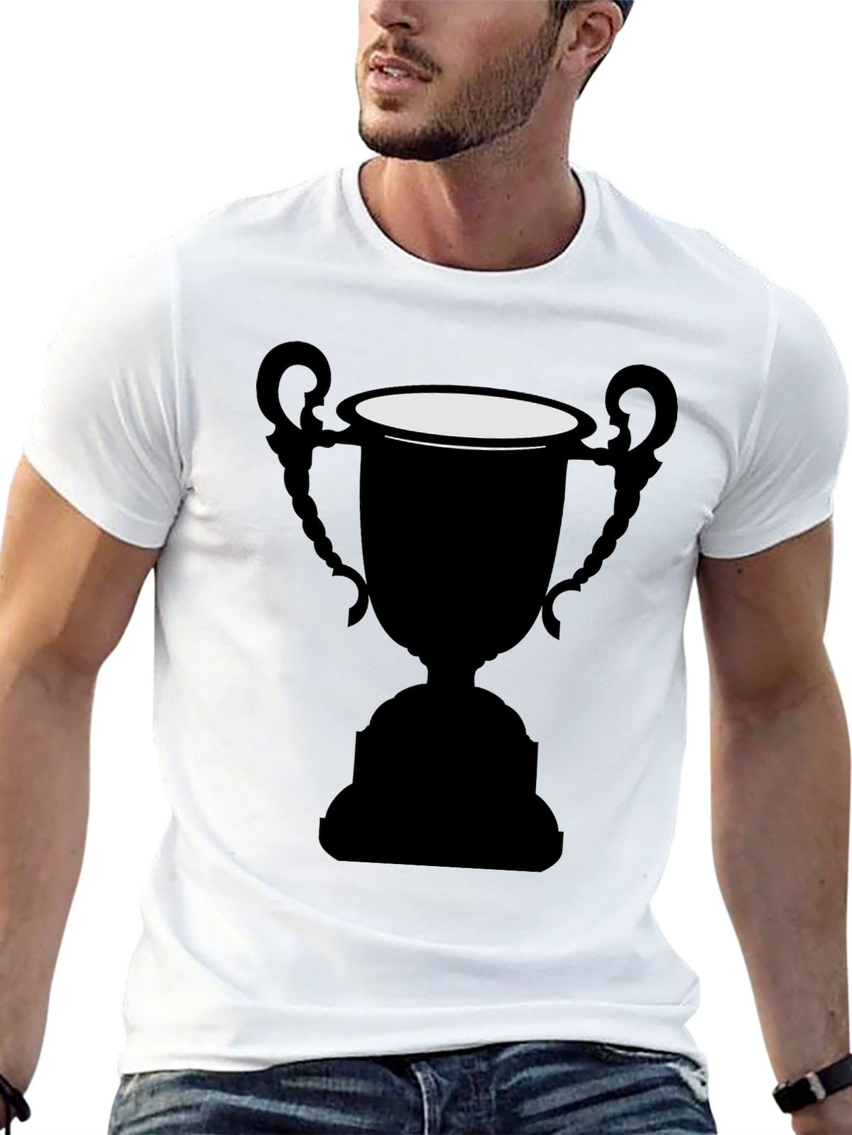 Trophy Graphic Tee - Celebrate Your Victories!