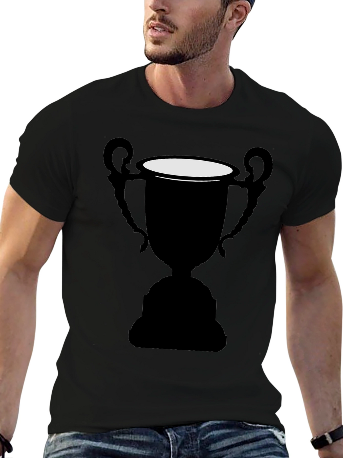 Trophy Graphic Tee - Celebrate Your Victories!
