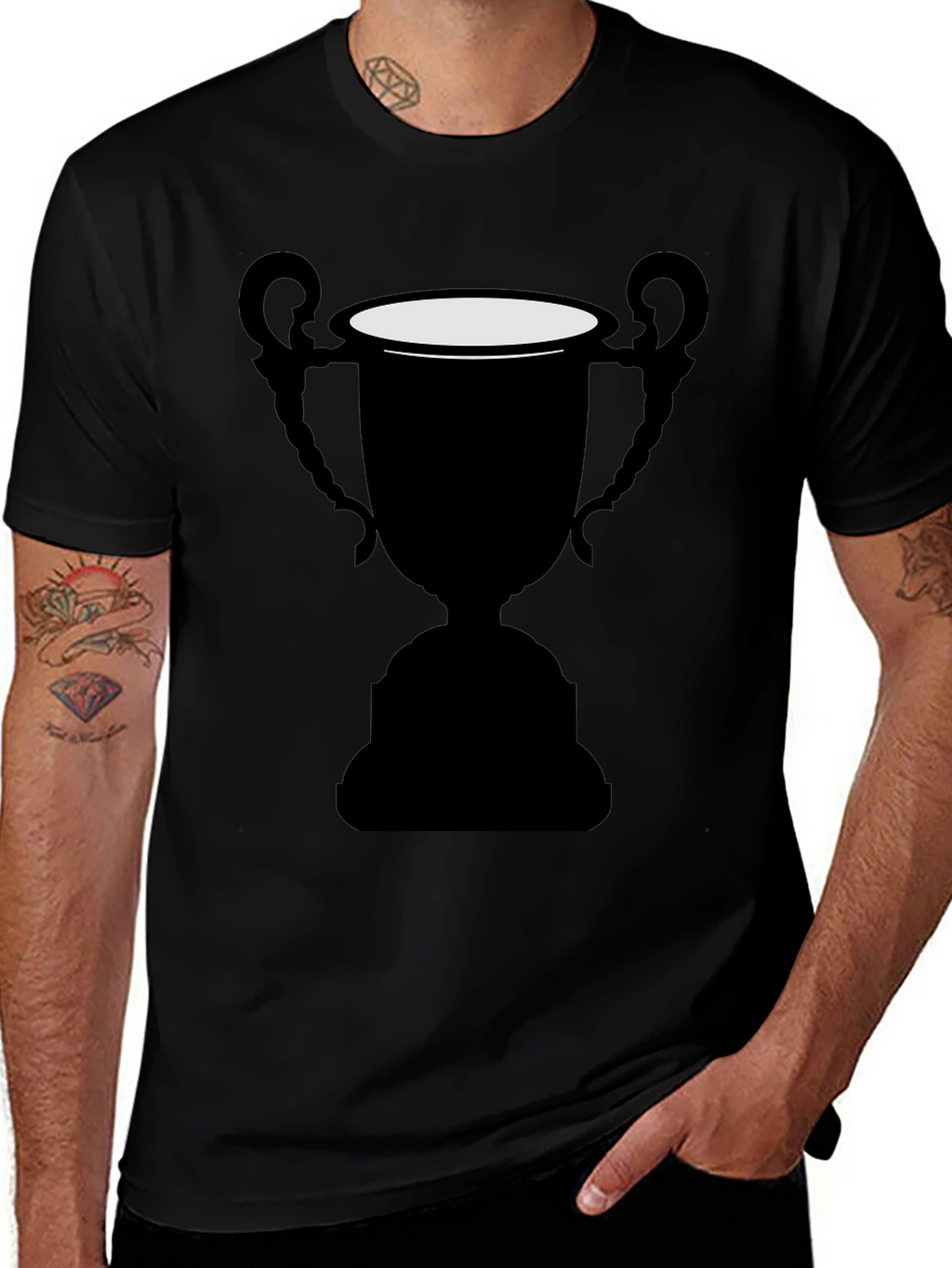 Trophy Graphic Tee - Celebrate Your Victories!