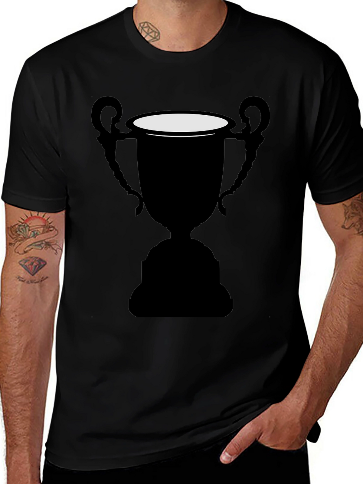 Trophy Graphic Tee - Celebrate Your Victories!
