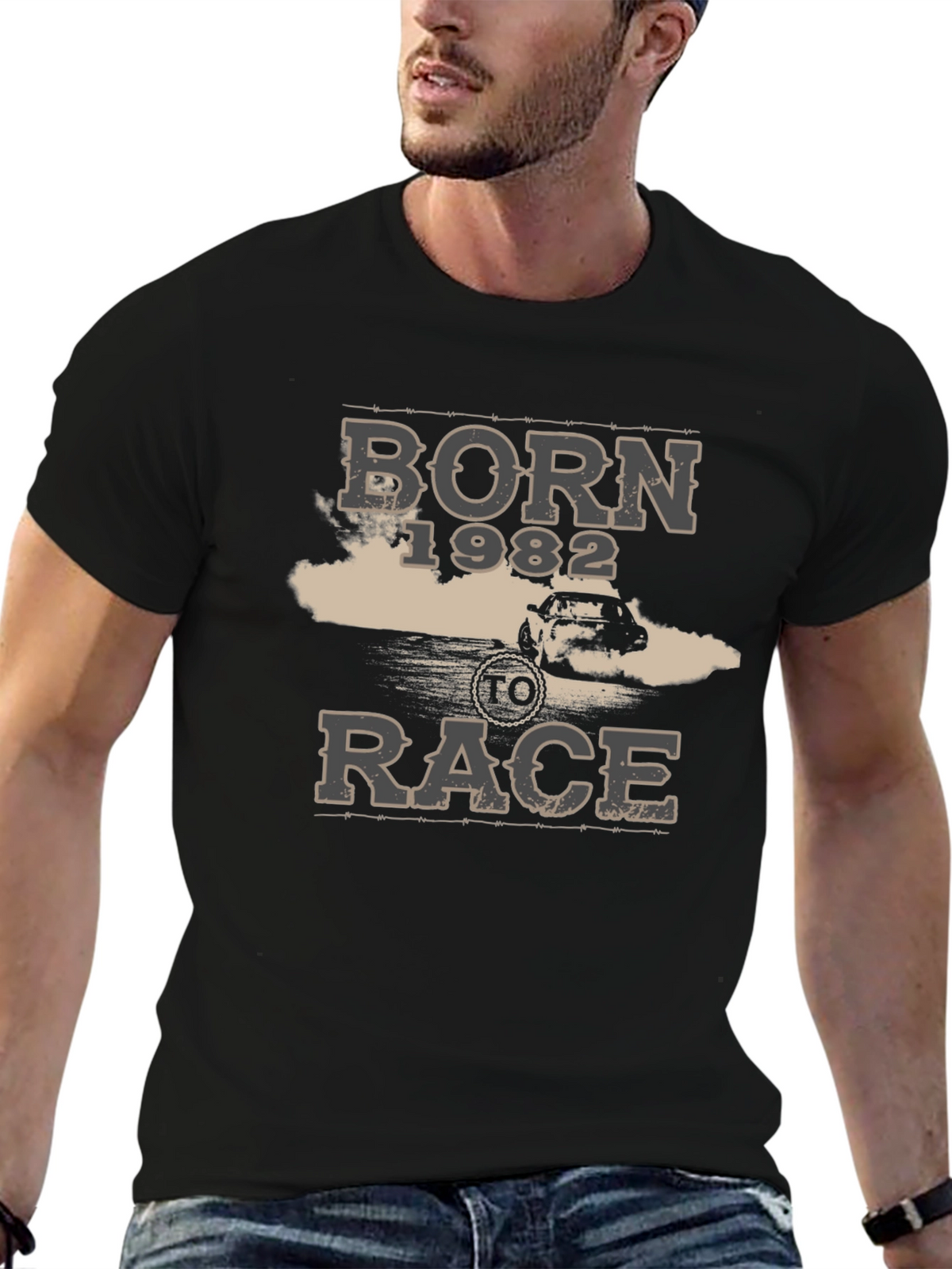 Born 1982 To Race Graphic Tee