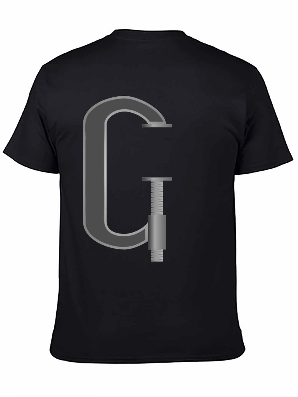 G-Clamp Graphic Tee - Black Cotton T-Shirt