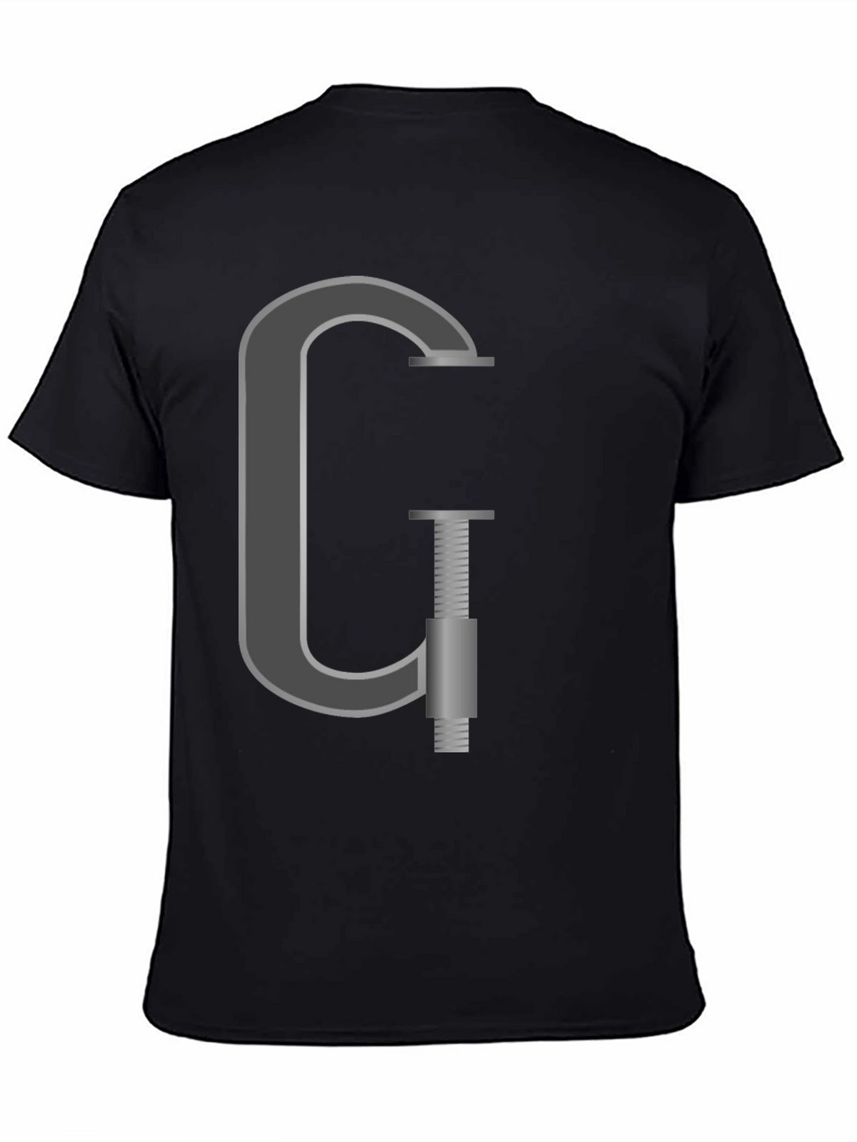 G-Clamp Graphic Tee - Black Cotton T-Shirt