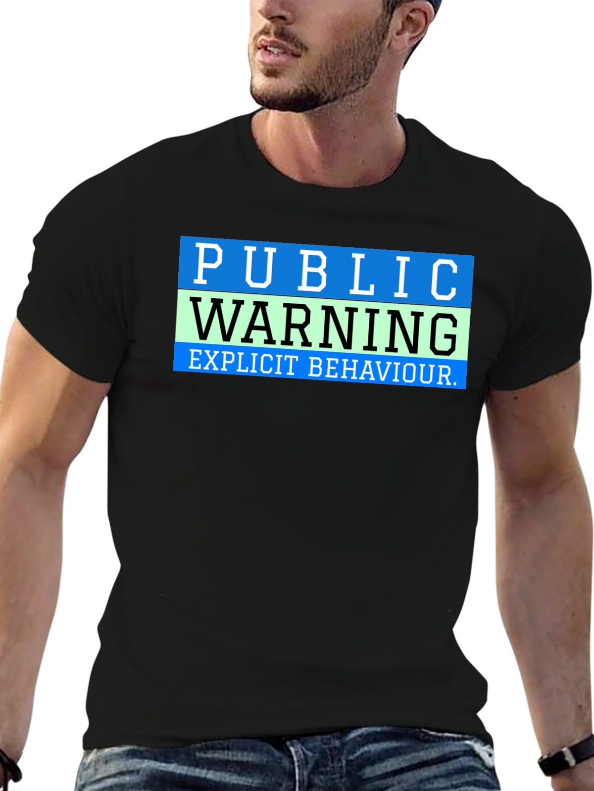 Public Warning Explicit Behavior T-Shirt