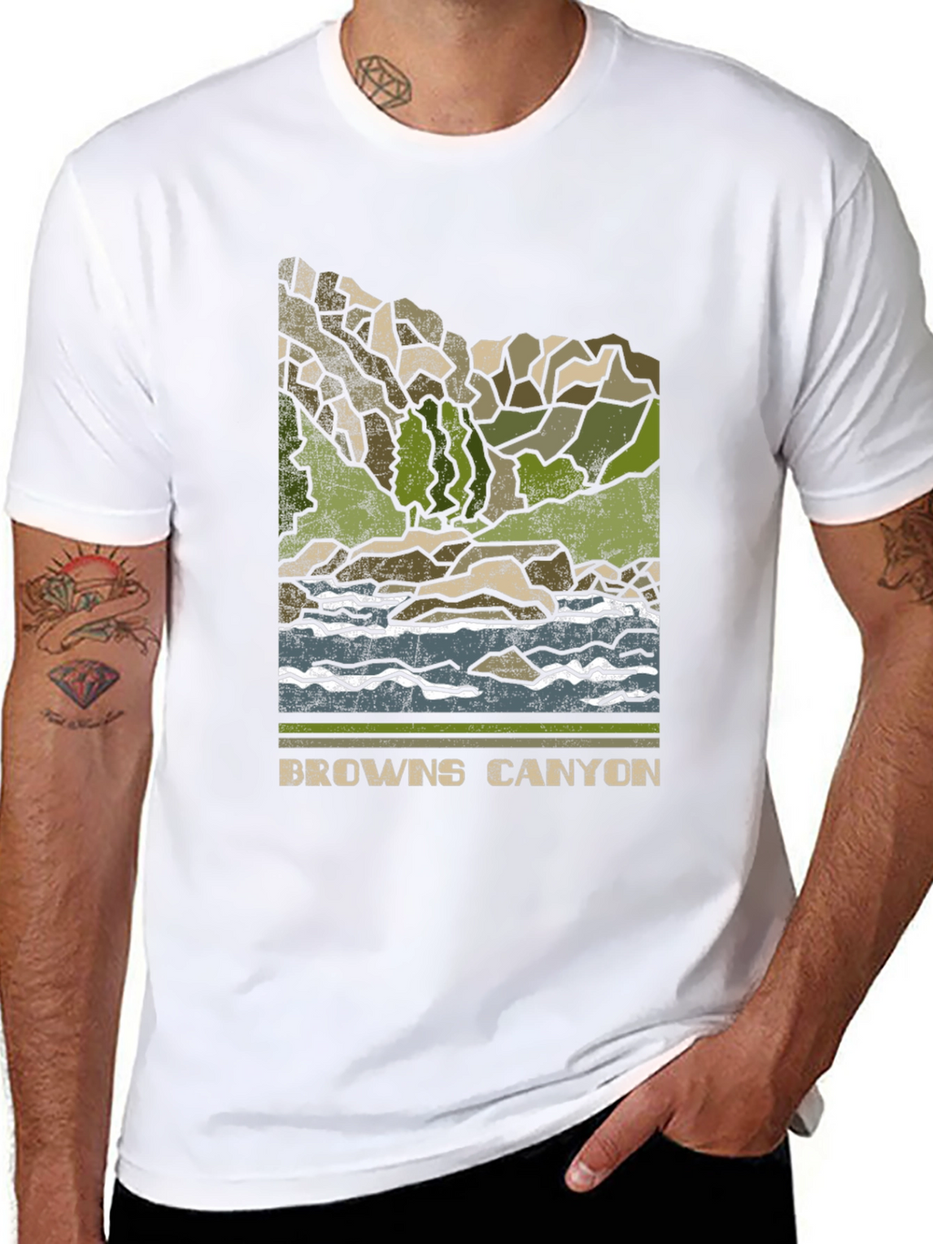 Browns Canyon Graphic Tee - River Adventure