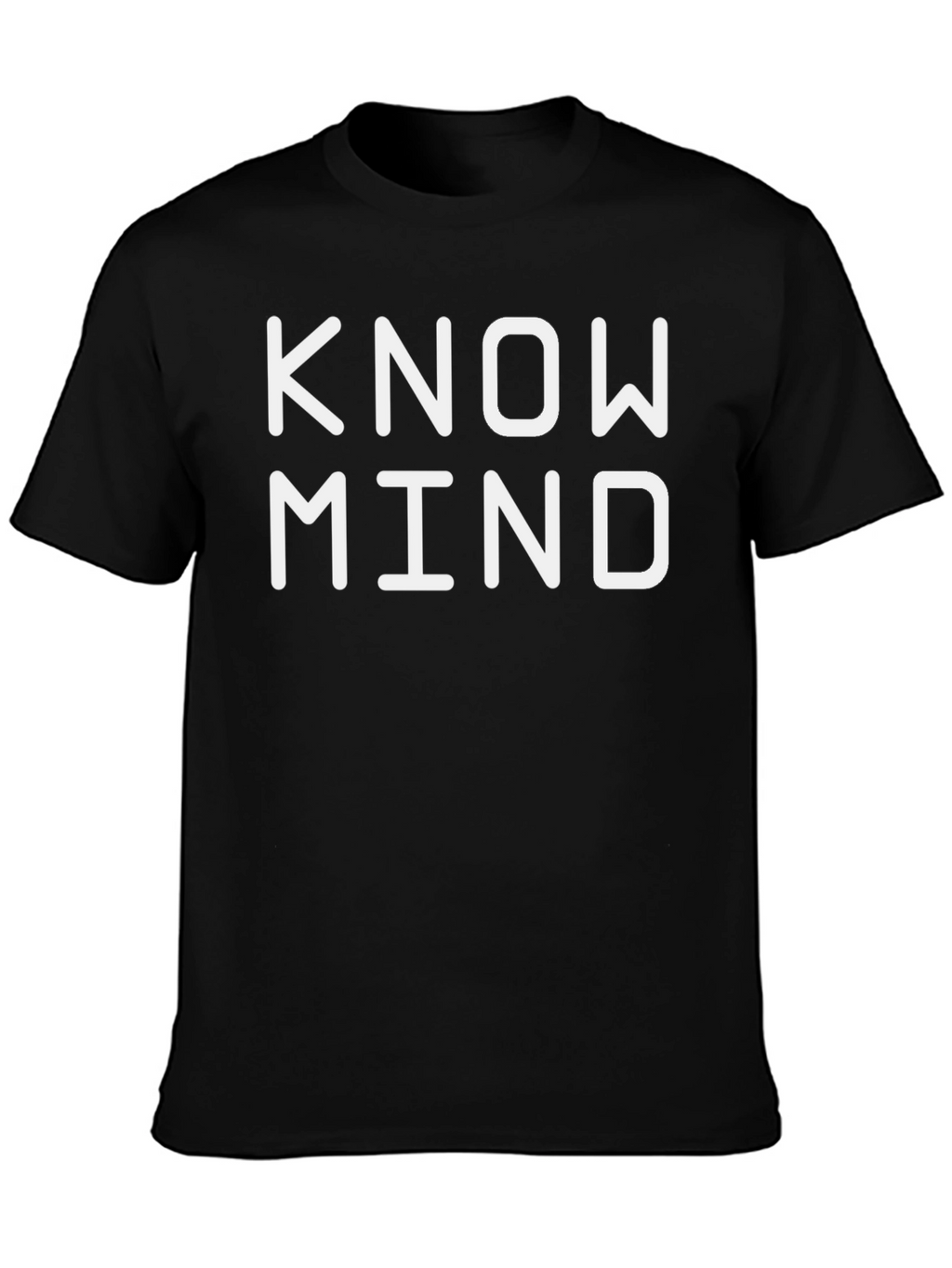 Know Mind Graphic Tee - Cool Black T-Shirt