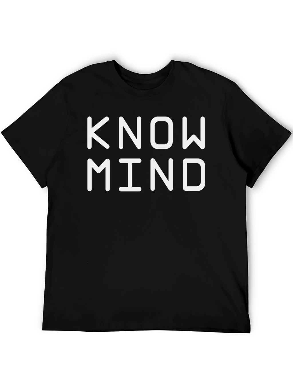 Know Mind Graphic Tee - Cool Black T-Shirt