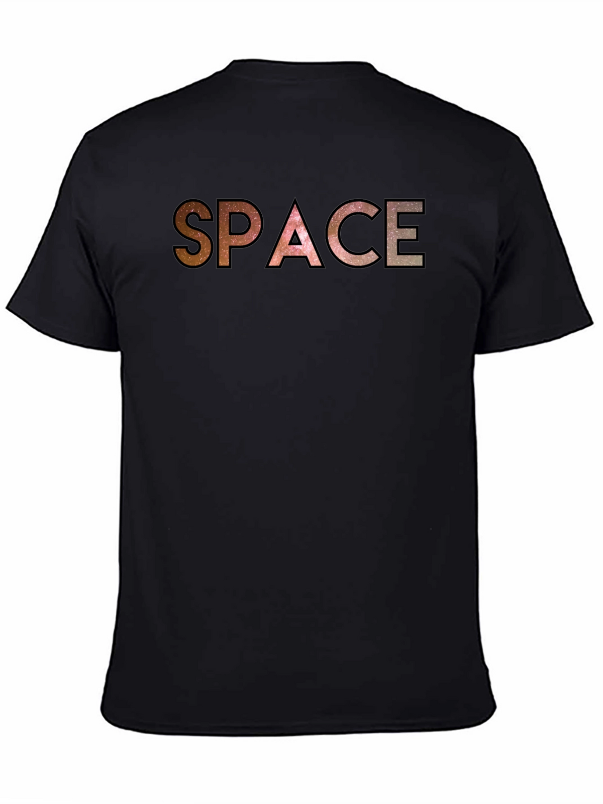Space Galaxy T-Shirt - Black Tee