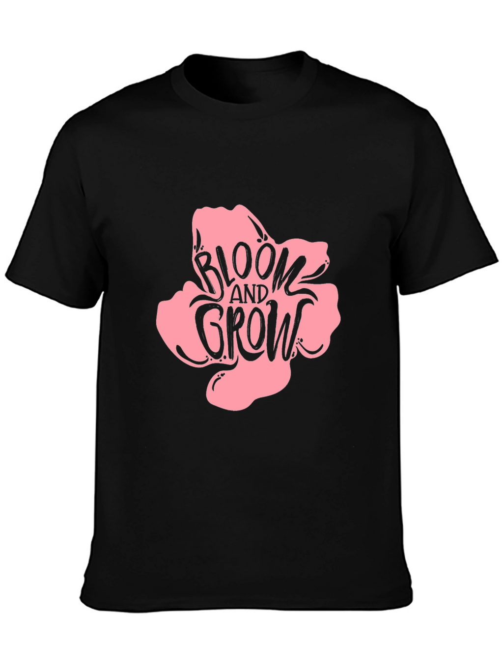 Bloom and Grow Graphic Tee - Black
