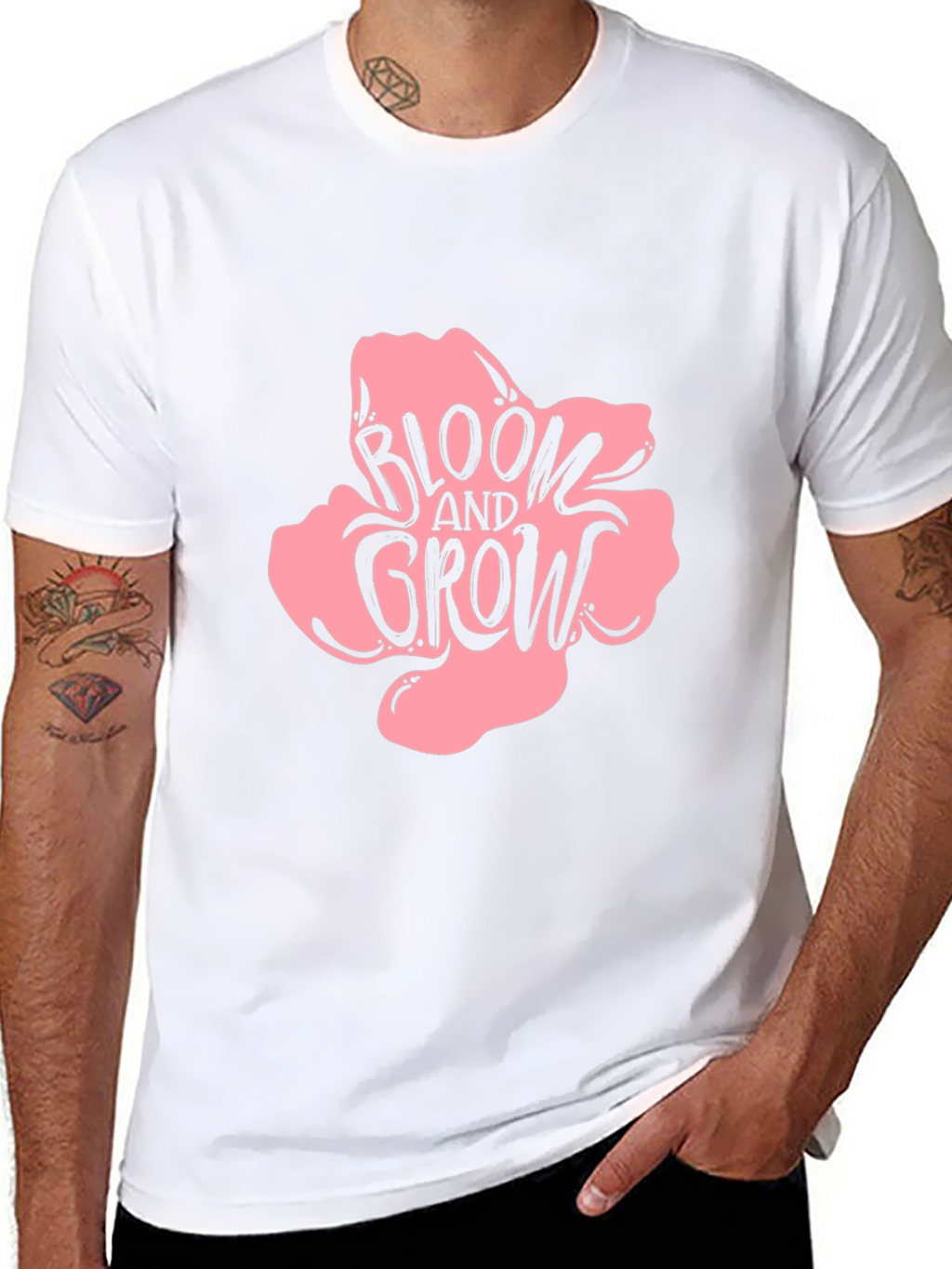 Bloom and Grow Graphic Tee - Black