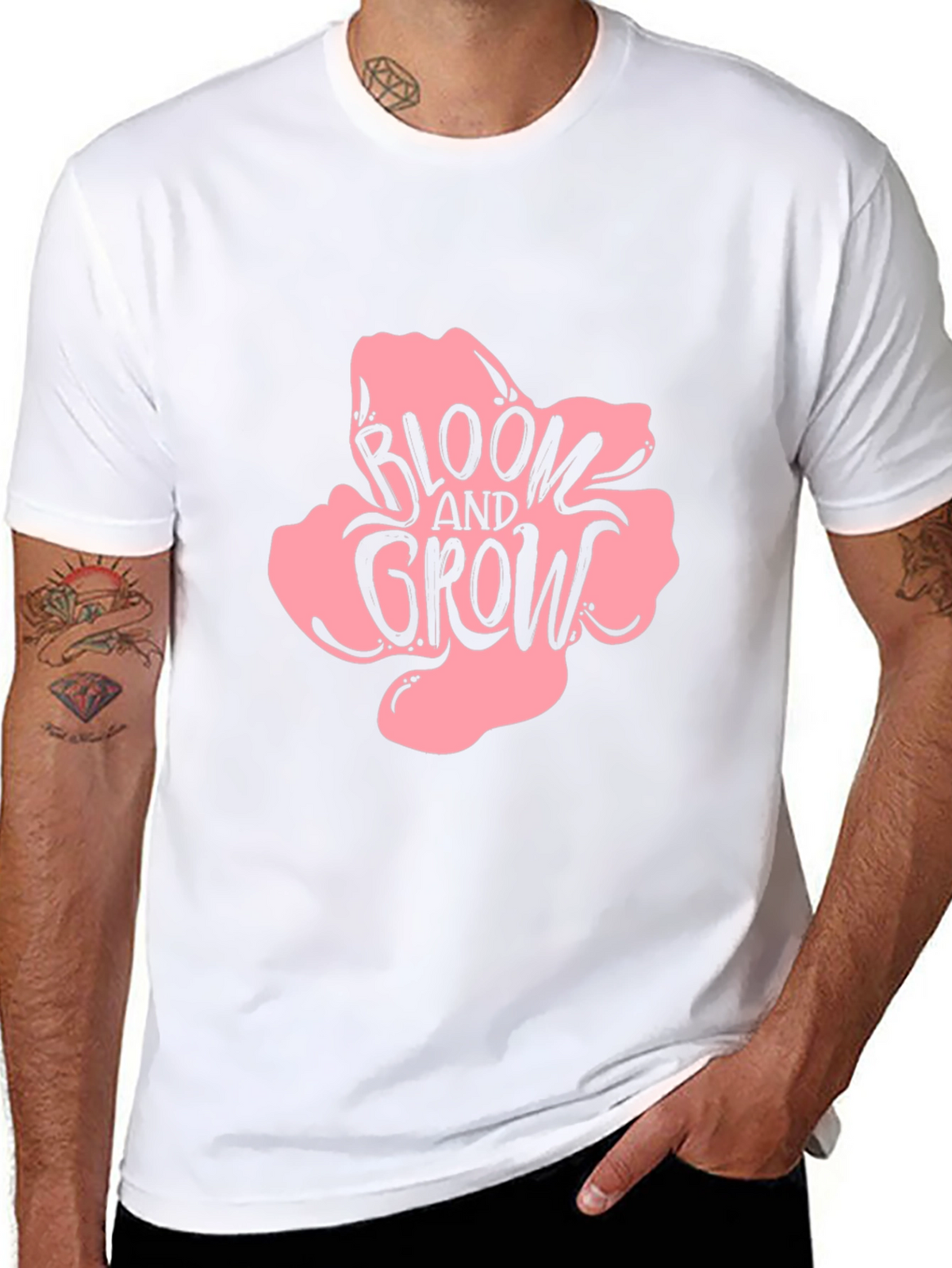 Bloom and Grow Graphic Tee - Black