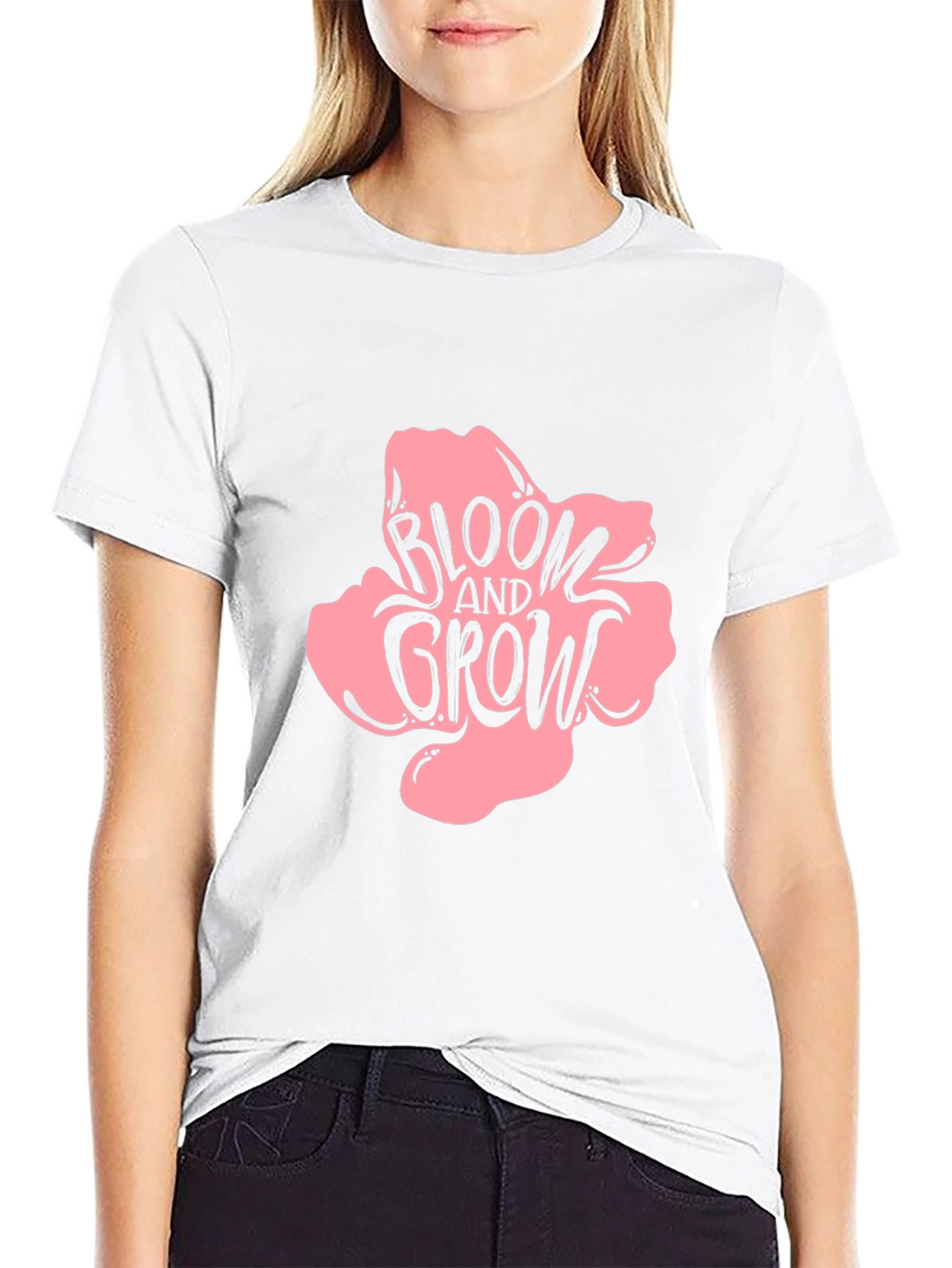 Bloom and Grow Graphic Tee - Black