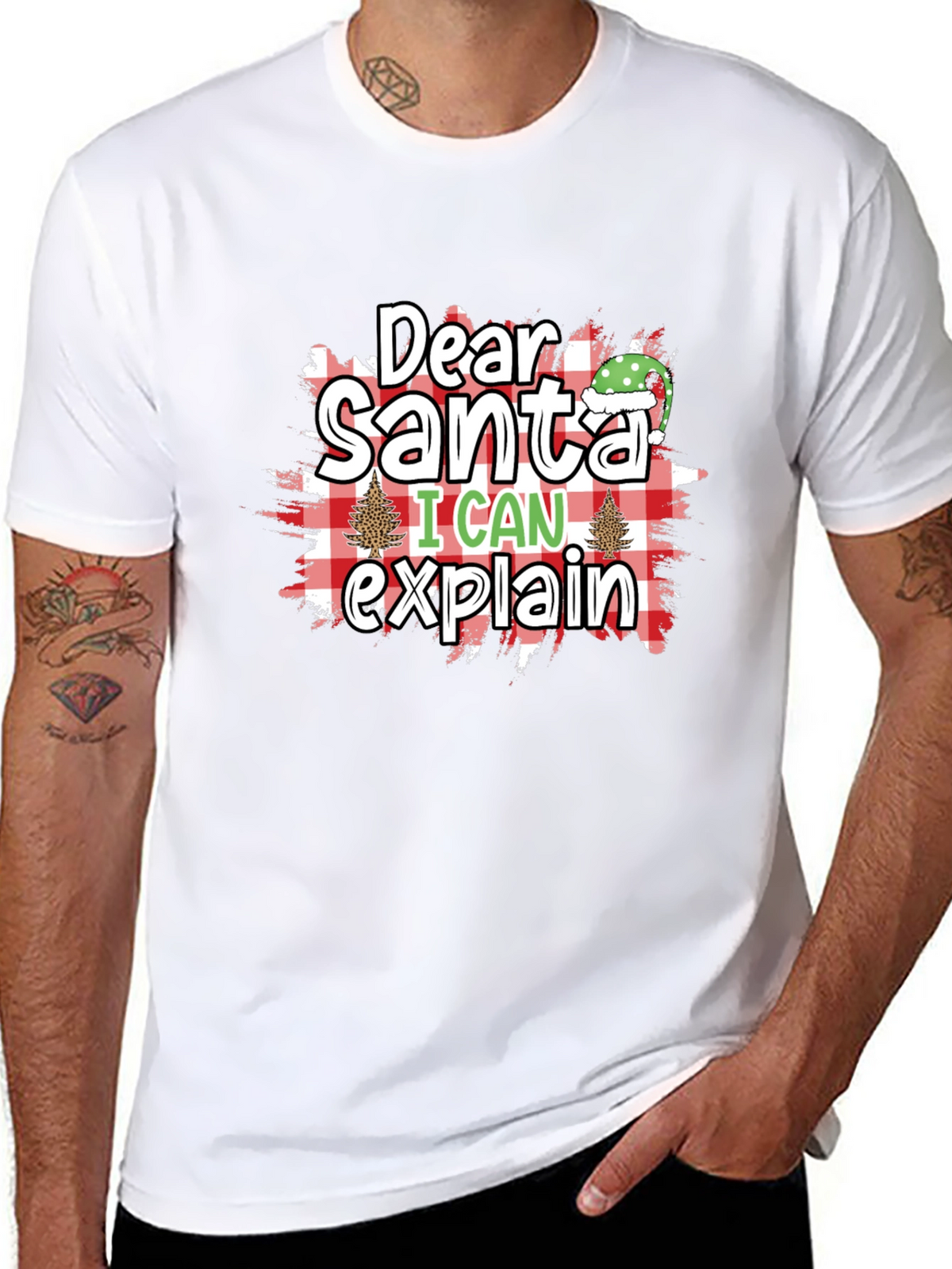 Dear Santa I Can Explain Christmas T-Shirt