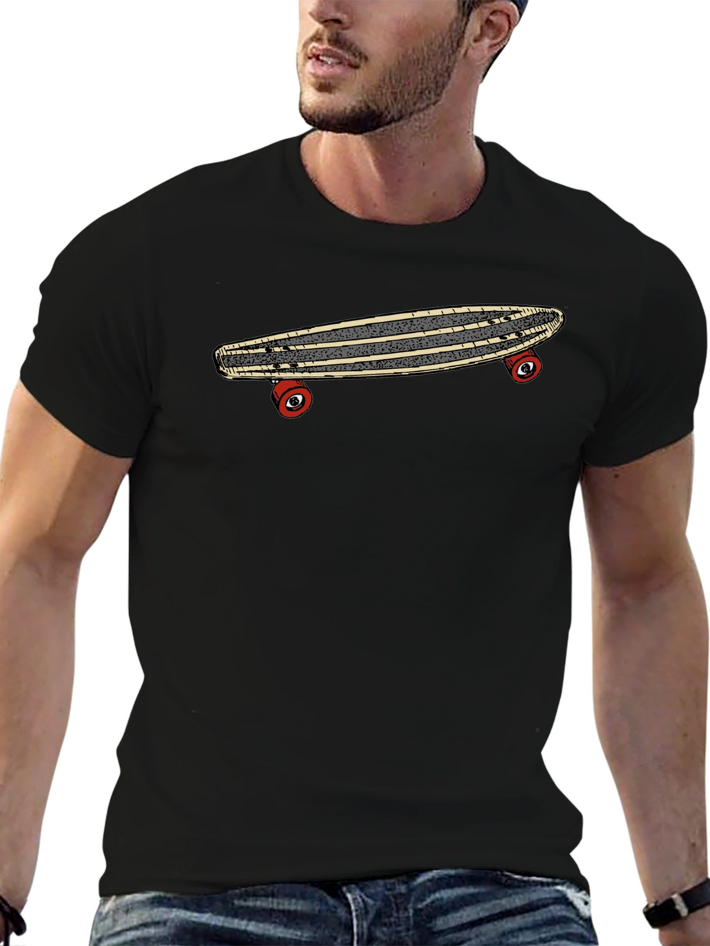 Skateboard Graphic Tee - Classic Style