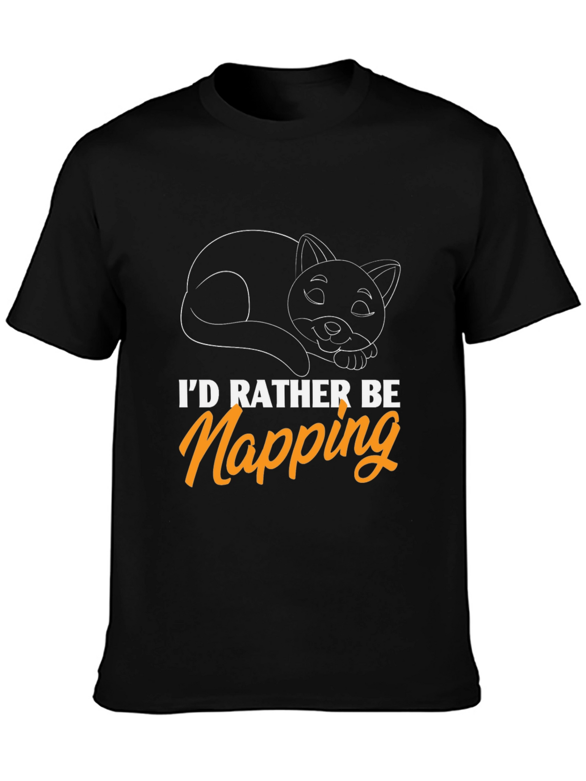 Id Rather Be Napping Cat T-Shirt