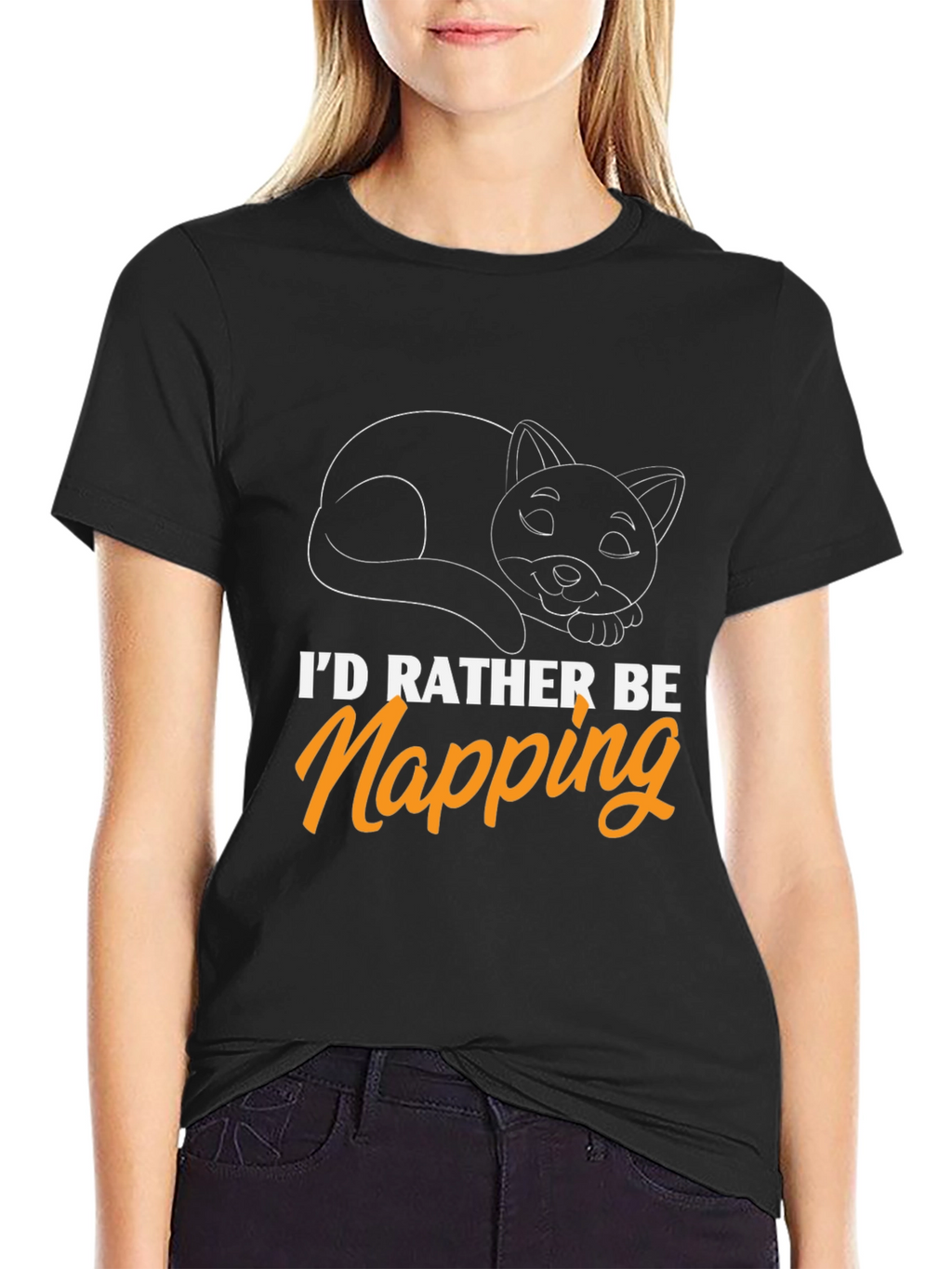 Id Rather Be Napping Cat T-Shirt