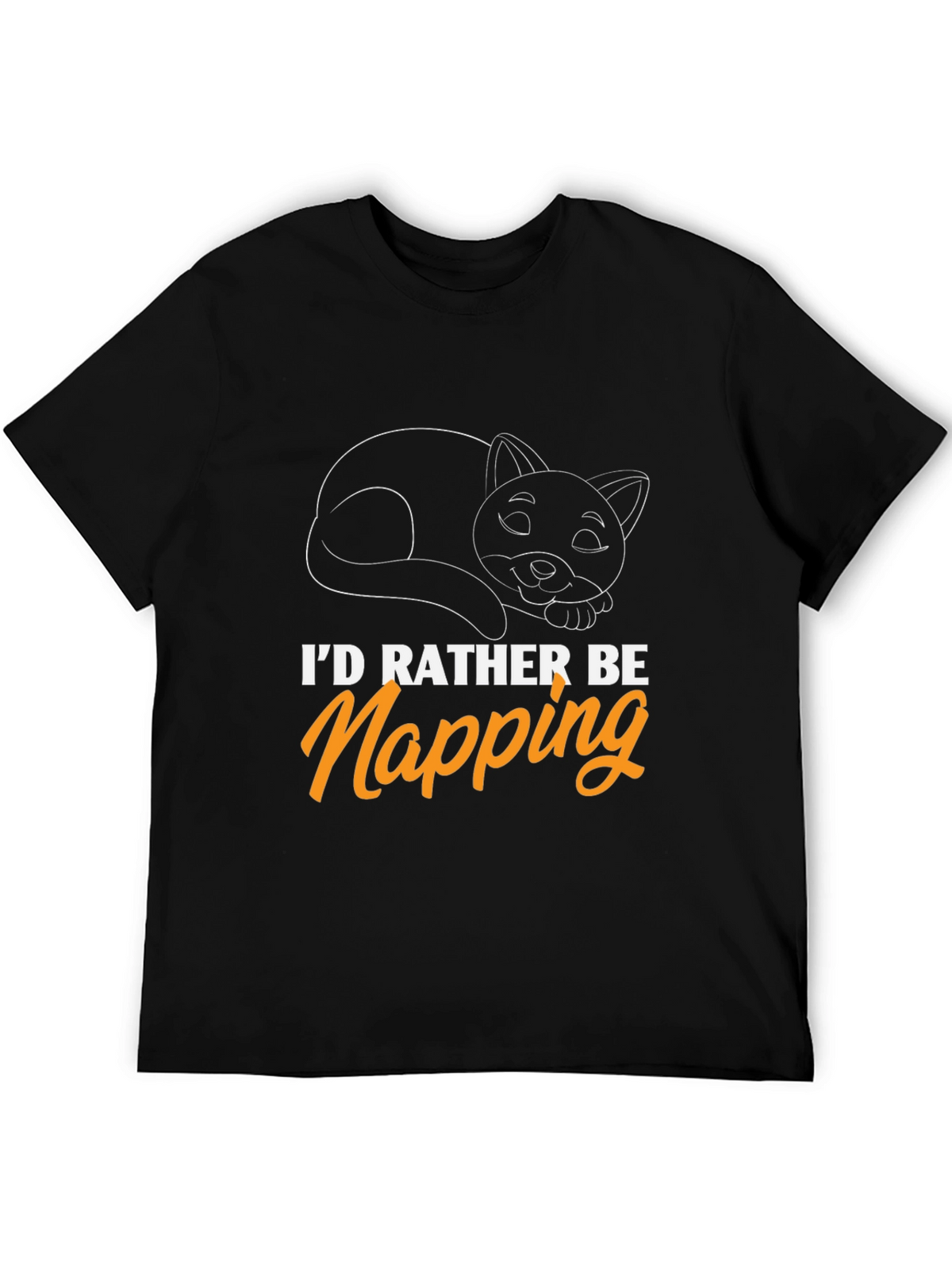 Id Rather Be Napping Cat T-Shirt