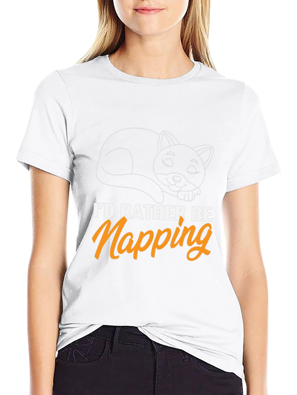 Id Rather Be Napping Cat T-Shirt