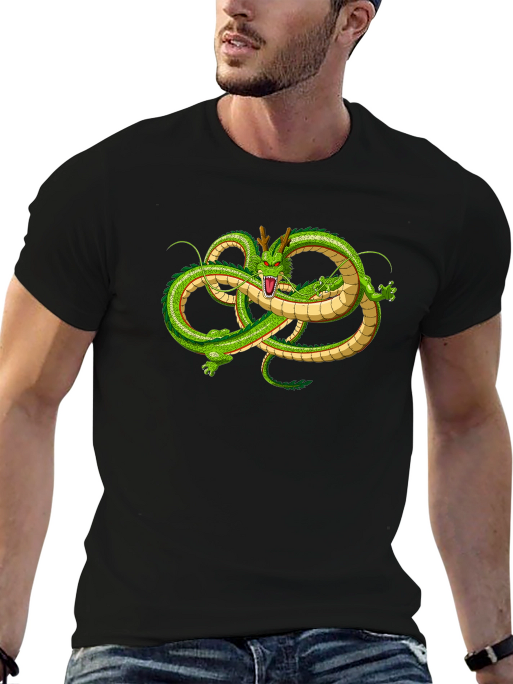 Shenron Dragon Ball Z Black Graphic Tee