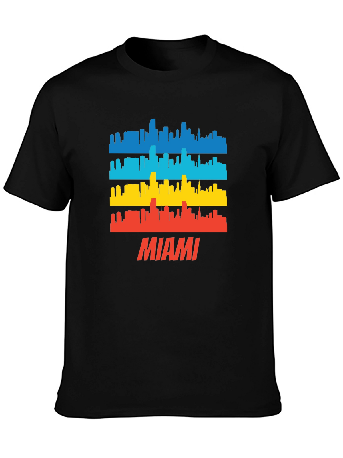 Miami Skyline T-Shirt - Cityscape Graphic Tee