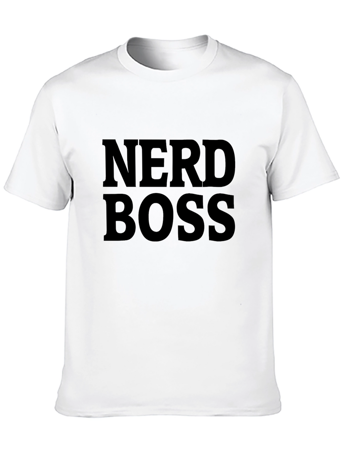 Nerd Boss Black Graphic T-Shirt