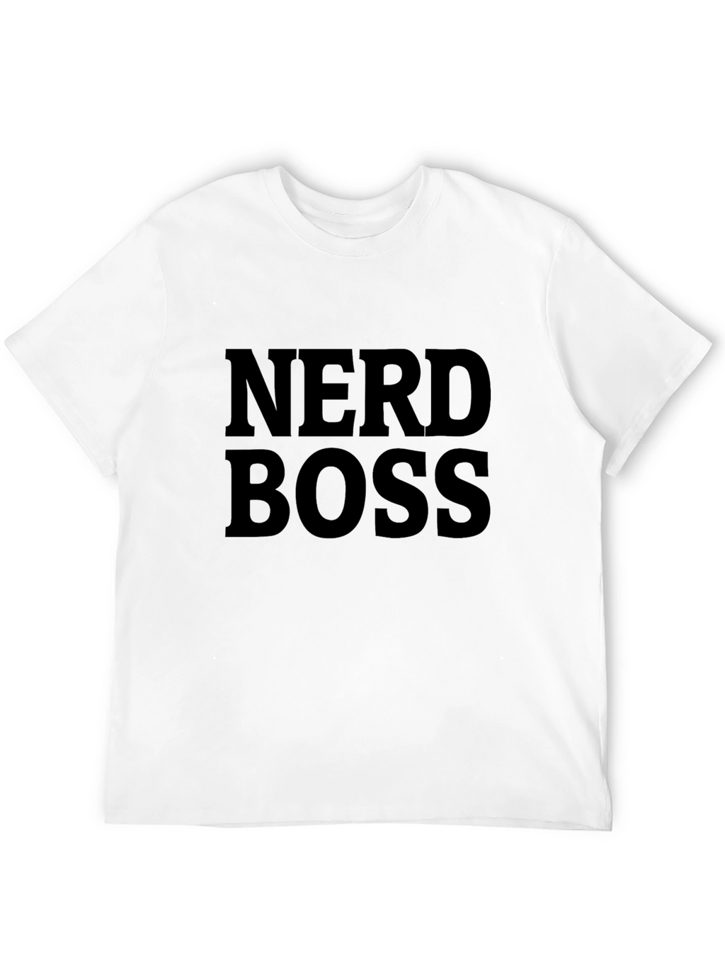 Nerd Boss Black Graphic T-Shirt