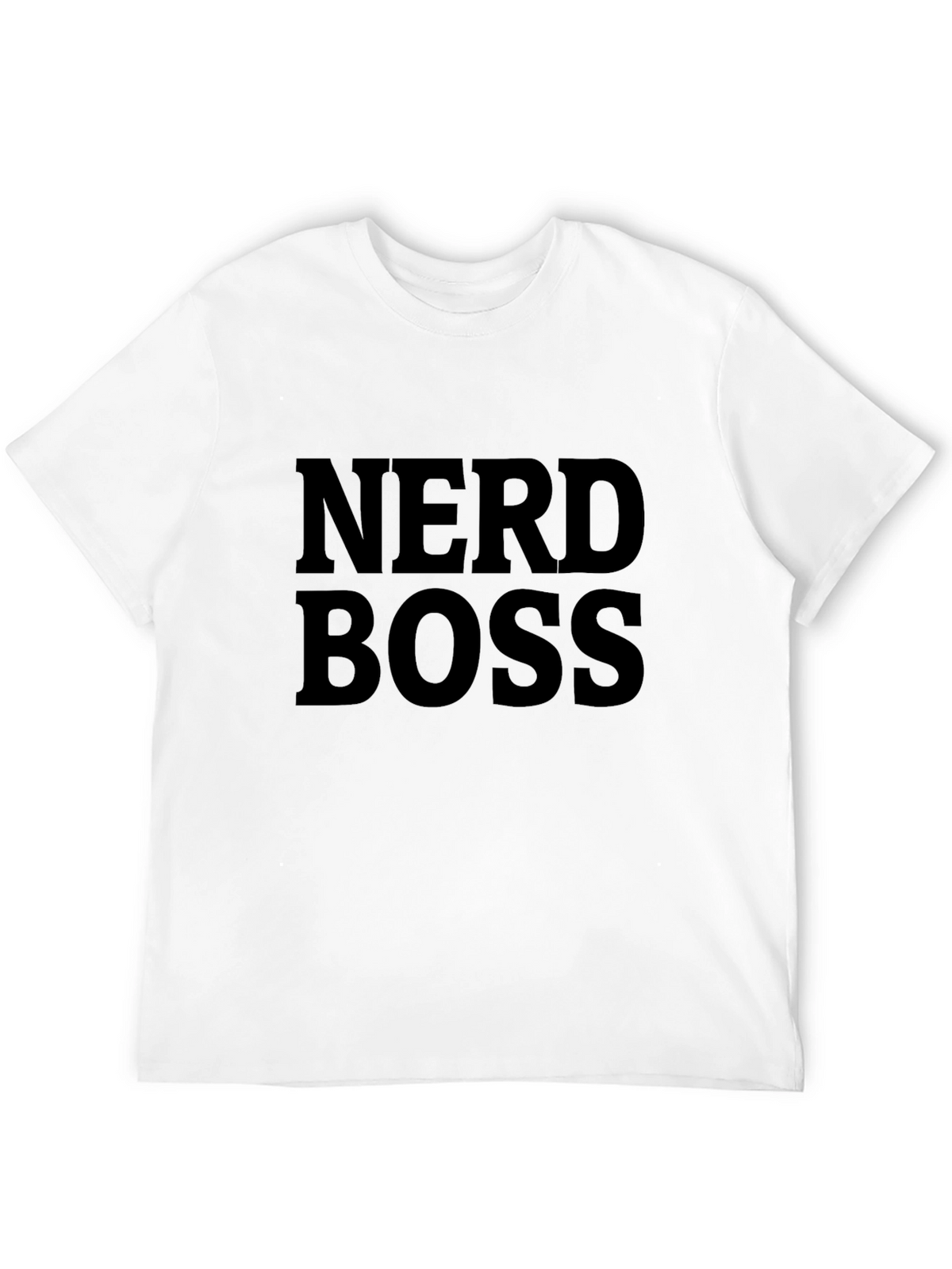 Nerd Boss Black Graphic T-Shirt