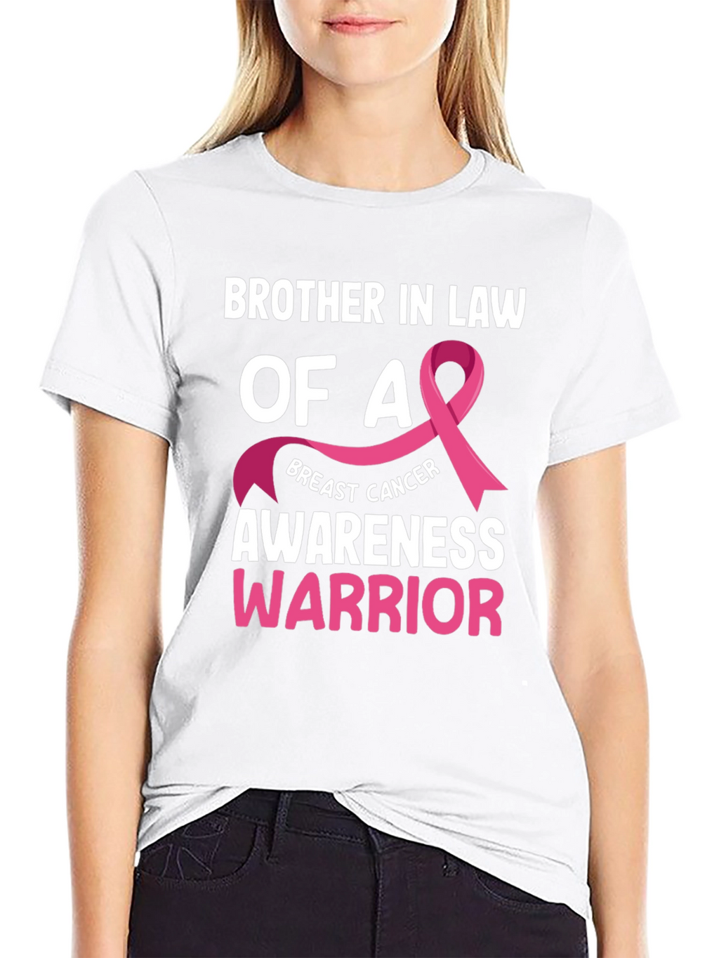 Breast Cancer Awareness Brother In Law T-Shirt